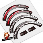 Road Bicycle Wheels Rim Decal Stickers for Campagnolo Bullet Ultra 80